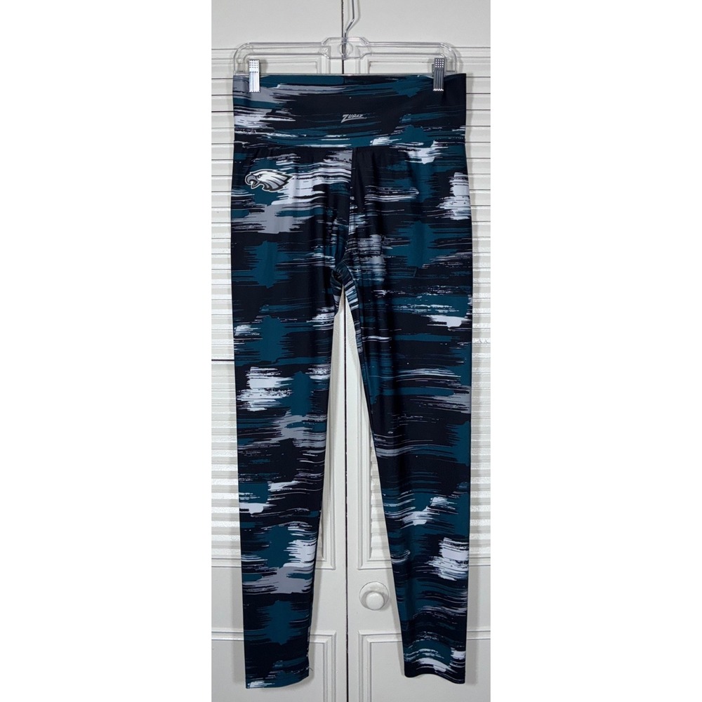 Zubaz Philadelphia Eagles NFL Football Leggings Women XL High Waist Active